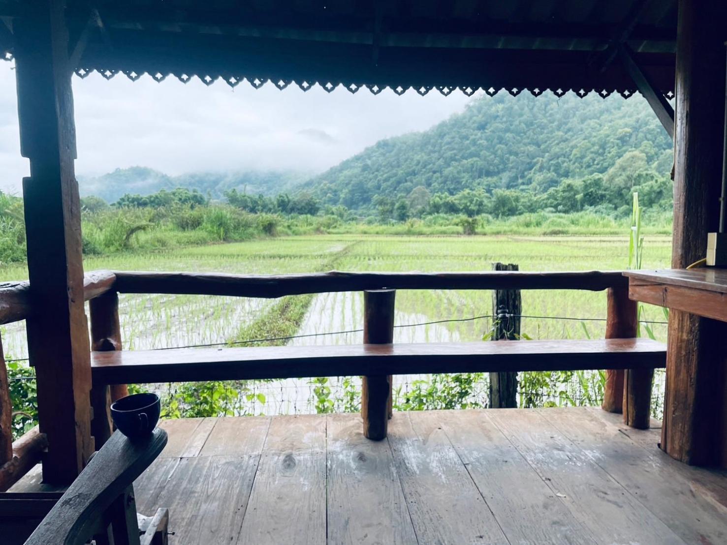 บ้านสวนวิวทุ่ง Ban Mae Sap Nua Bagian luar foto