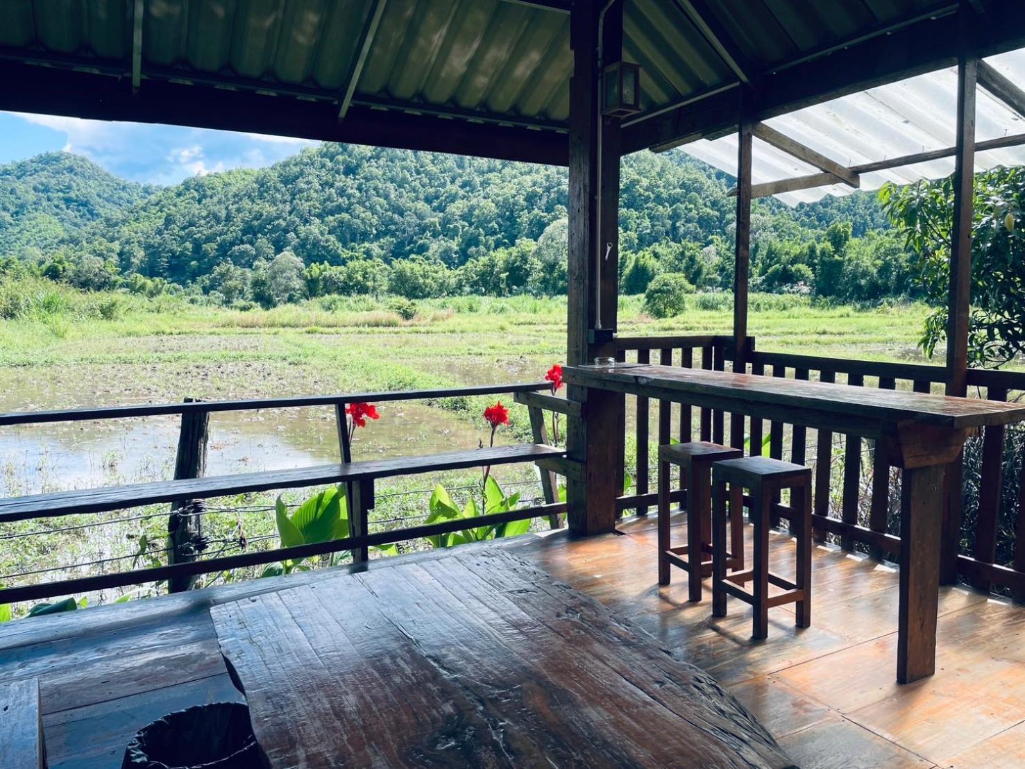 บ้านสวนวิวทุ่ง Ban Mae Sap Nua Bagian luar foto